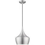 Livex Lighting 41186-66 Allison Mini Pendant Brushed Aluminum (524). Fixed Price $59.99.