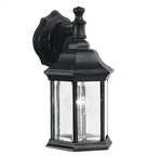 Kichler Chesapeake 11.75 In 1-LIGHT Black Outdoor Hardwired Wall Lantern Sconce. Fixed Price $22.79.