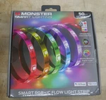 Monster Led Smart 50FT Indoor Multi-color Sound Reactive Light Strip. Fixed Price $34.95.