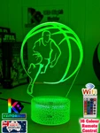 Basketball Player Personalised 3D Led Night Light 7 Colour Changing Room Lamp. Fixed Price $35.53.