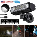 Super Bright Led Bike Usb Rechargeable Bicycle Front Headlight Waterproof. Fixed Price $10.29.