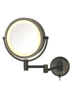 Two-sided Wall-mounted Makeup Mirror With Lights Lighted. Fixed Price $89.99.
