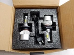H4 Led Headlight Bulbs, Shenzhen Qiyou, New In Open Box. Fixed Price $28.00.