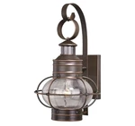 Vaxcel Chatham Single Light 17-1/2" High Outdoor Wall Sconce Burnished Bronze. Fixed Price $150.00.