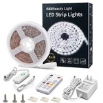 White Led Strip Lights, 16.4FT Dimmable With Rf Remote, 300 B.... Fixed Price $36.01.