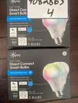 Ge Cync Full Color Direct Connect Smart Bulbs 2 Boxes Of 3 Led A19. Fixed Price $35.00.
