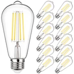 Maxvolador Vintage Led Edison Bulb 60W Equivalent 800LM 6W ST58 Filament Light. Fixed Price $44.81.