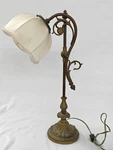 Antique Vtg Art Nuevo Deco Gooseneck Desk Lamp 1920S 30S Adjustable Works. Fixed Price $395.00.
