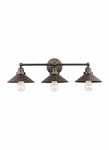 Feiss VS23403ANBZ Hooper Bath Lighting, Bronze, 3-LIGHT (32"W X 8"H) 225WATTS. Fixed Price $109.95.