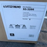Nuvo 60-3266 Empire Light 21 In. Vanity Frosted White Glass Brushed New. Fixed Price $72.24.