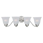 Maxim 2123FTSN Basix 4 Bathroom Vanity Light-satin Nickel. Fixed Price $98.00.