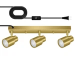 Plug-in Track Lighting Led, Fixtures Ceiling Kit, 15.7" Gold 3 Wa.... Fixed Price $72.27.