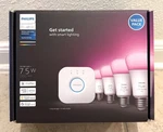 Philips Hue Starter Kit 4 E26 White And Color Ambient A19 Bulbs With Bridge New. Fixed Price $119.99.