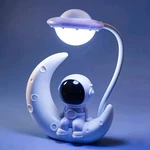 Astronaut Moon Led Night Light Usb Powered Desk Lamp, Creative Novelty Gift. Fixed Price $12.99.