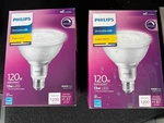 Pack Philips Smart 120W 13W Led PAR38 Bulbs Bright White, Dimmable New In Box. Fixed Price $14.89.