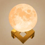 Cpla 3D Printed Moon Lamp. Fixed Price $17.12.