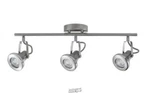 Hampton Bay 2 Ft. 3-LIGHT Brushed Steel Led Track Lighting Kit. Fixed Price $62.39.