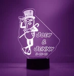 Mr. Peanut Logo Led Night Light, With Remote Control, Engraved Up. Fixed Price $39.99.