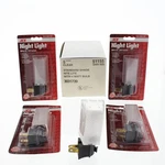 Leviton 51155 Frosted Lens Shade Miniature Night Lites With 4 Watt Bulb 5PCS. Fixed Price $20.89.