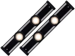 (2 Pack) Halo 12 In. Led Black Under Cabinet Puck Light Kit, 3000K Color. Fixed Price $32.98.