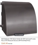 Rab Wallpack Full Cutoff Lamp Shielded Metal Halide Light WP1FCH70QT/PC2. Fixed Price $109.97.