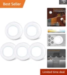 Versatile Touch Tap Led Night Lights, 5 Pack - Enhance Indoor Spaces Elegantly. Fixed Price $17.09.