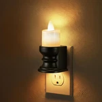 Flickering Flameless Candle Plug In, Dimmable Led With Du. Fixed Price $13.13.