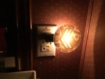 *tri-coastal* Rotary Shade Night Light For Bedroom+hallway Kids Lot# 0099. Fixed Price $12.99.