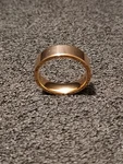 Stainless Steel, Elegant Flat Band Rose Gold Ring Minimalist & Timeless Design. Fixed Price $19.95.