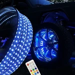 4PCS 17.5'' Dream Color Chaser Rgb Changing Led Wheel Lights W/turn Signal,lo.... Fixed Price $312.05.