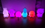 Goline 6PCS Animal, Cute Series Mini Silicone Night Lights. Fixed Price $14.00.