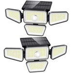 Solar Lights Outdoor, 270 Led 3000LM Motion Sensor Light, IP65 Waterproof 4 H.... Fixed Price $46.42.