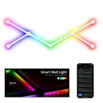 Kobaiban Wall Light Lines, Wifi Rgb 6 Smarter Kit, White. Fixed Price $70.05.