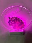 Unicorn Night Light Personalized Led Wall Plug In Multicolor Dusk To Dawn Sensor. Fixed Price $24.95.