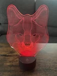 Deal Wolf Animals 3D Illusion Led Night Light Acrylic. Fixed Price $15.00.