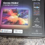 Govee Rgbic Tv Backlight With Camera, Color Sync, Music Mode, Alexa Google Home. Fixed Price $40.00.