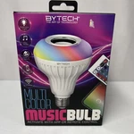 By Tech Muti Color Wireless Music Bulb With Remote Smart Light Speaker. Fixed Price $14.99.