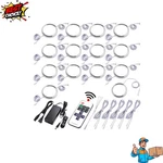 New Under Cabinet Lighting Kit 14 Led Puck Lights Dimmable Wireless Remote. Fixed Price $64.39.