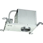 (4PK) Progress Lighting 4" New Construction Recessed Air Tight Housing Kit. Fixed Price $56.97.