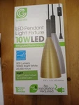 Greenlite Led Pendant Light Fixture 10 W. Fixed Price $8.00.