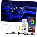Usb Car Led Lights, Interior Strip With App And Rf Remote 157 Inches. Fixed Price $27.56.