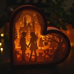 Heart Shaped Castle Romantic Multicolor Led Changing Night Light. Fixed Price $49.99.