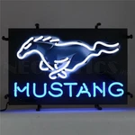 Ford Mustang Pony Junior Colorful Wall Sign Backing Neonetics 17" 5SMLMJ. Fixed Price $249.99.