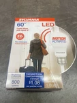 Sylvania Led A19 Motion Sensor Light Bulb 9W 800 Lumens 2700K E26 Non-dimmable. Fixed Price $19.47.