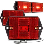 4PC Dot Surface Mount Red Led Side Marker Light Utility Boat Trailers Over 80. Fixed Price $22.99.