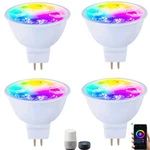 Smart MR16 Led Bulb Dimmable Color Changing, 12V GU5.3 Bi-pin Base, Wifi & Bl.... Fixed Price $81.84.