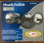 Heath Zenith HZ-8486-BZ 2 Light Outdoor Dual Head Flood Non Motion Security New. Fixed Price $24.99.