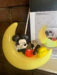 Disney Mickey Mouse Moon Night Light Bedroom Bathroom Hallway. Fixed Price $26.00.