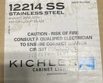 Kichler 12214SS 4-LIGHT 30" Under Cabinet 120V Xenon. Fixed Price $95.00.