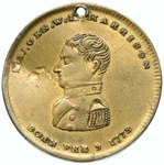 1840 United States Usa Presidential W. H. Harrison Campaign Token Medal I97586. Fixed Price $898.20.